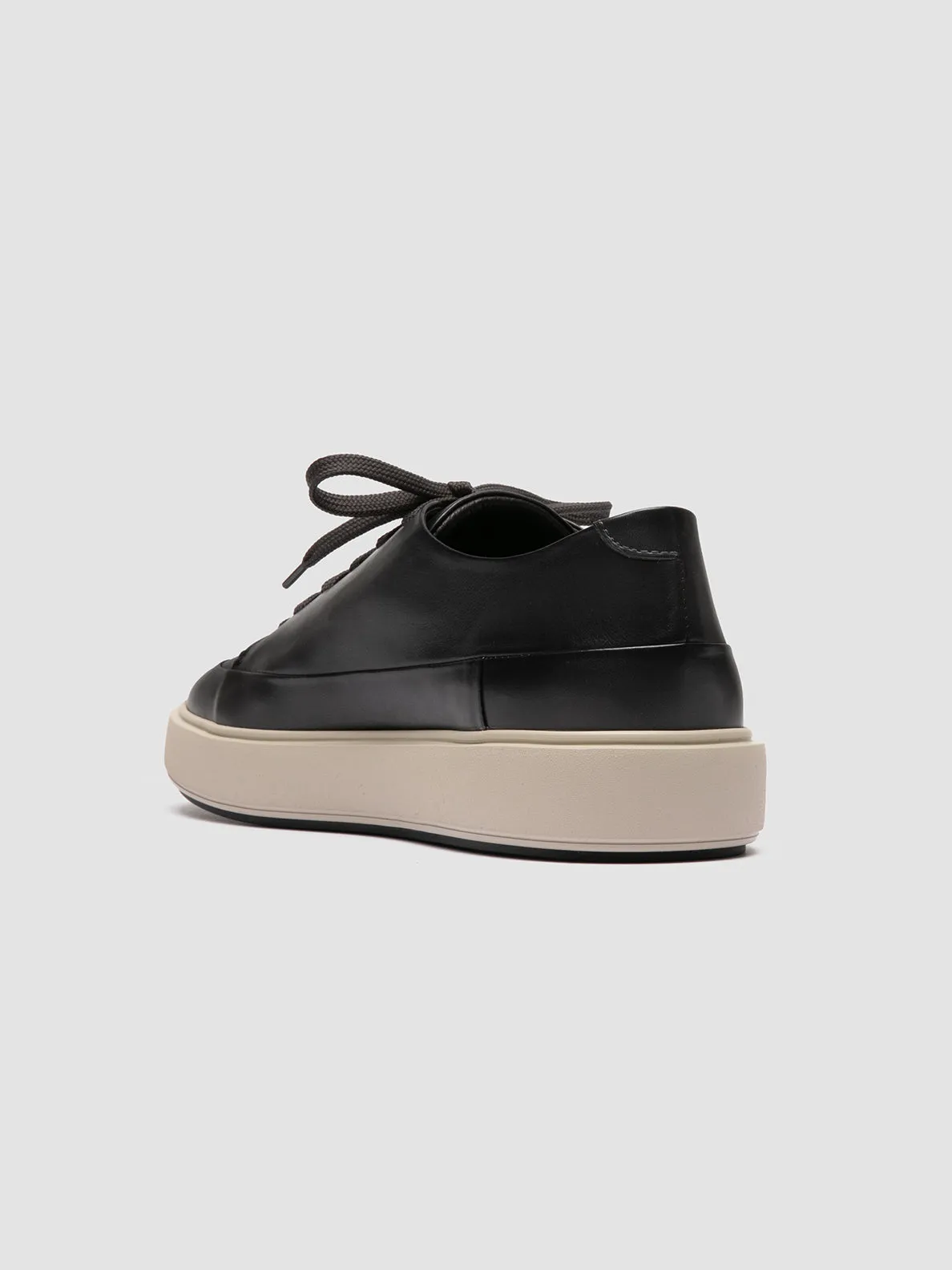 RELEASE 001 - Grey Leather Sneakers,Men