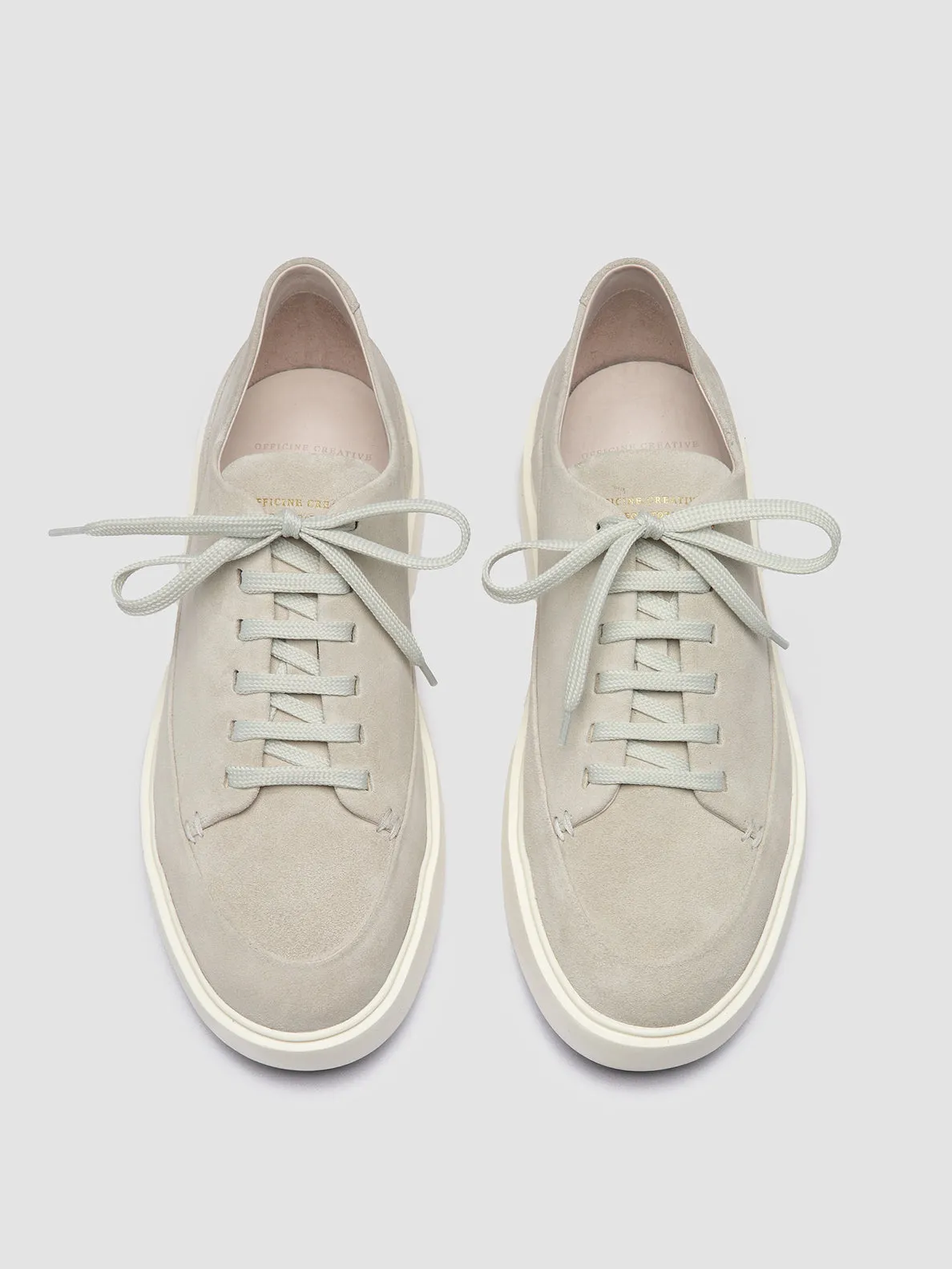 RELEASE 001 - Ivory Leather Sneakers,Men