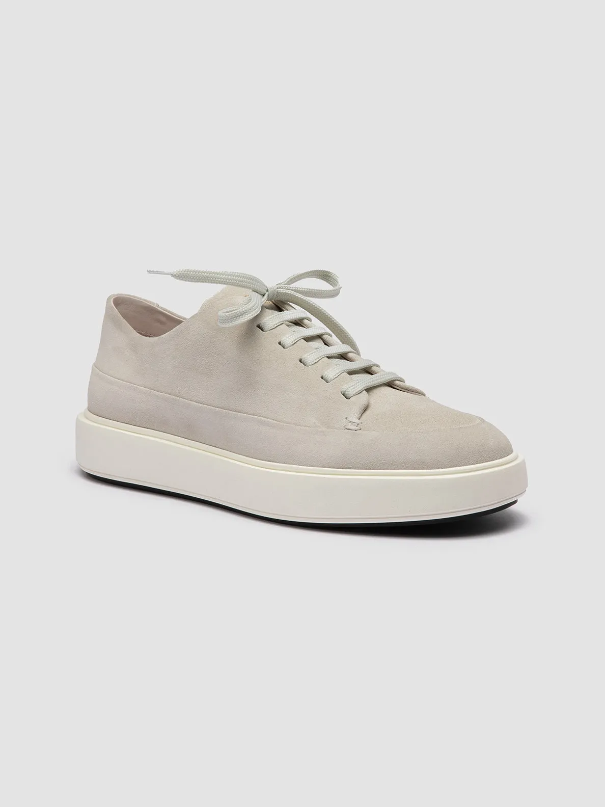 RELEASE 001 - Ivory Leather Sneakers,Men