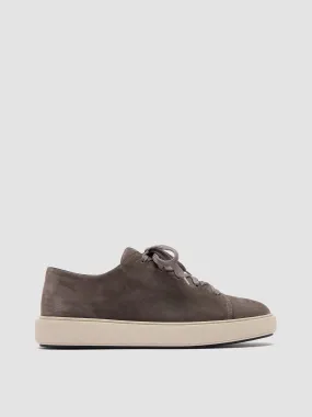 REMASTER 001 - Grey Suede Low Top Sneakers,Men