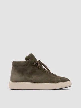 REMASTER 002 - Green Suede High Top Sneakers,Men