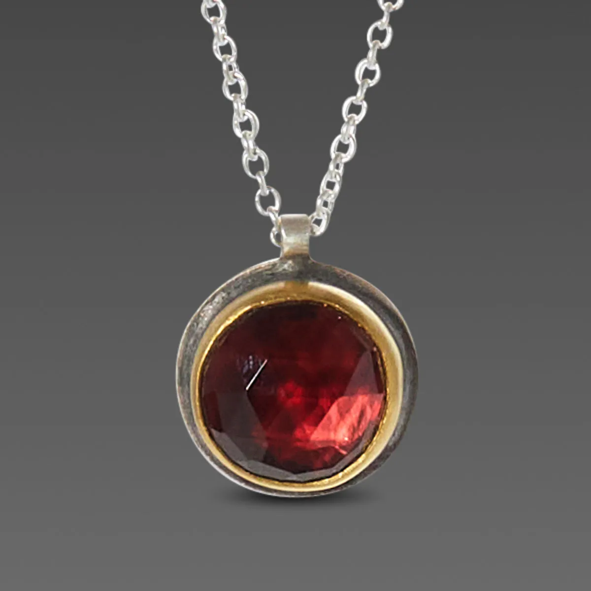 Rose Cut Garnet Necklace,Jewelry Delicate & Elegant