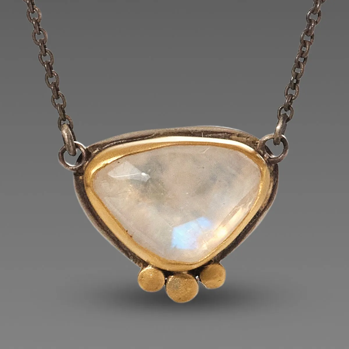 Rose Cut Moonstone Necklace,Jewelry Delicate & Elegant
