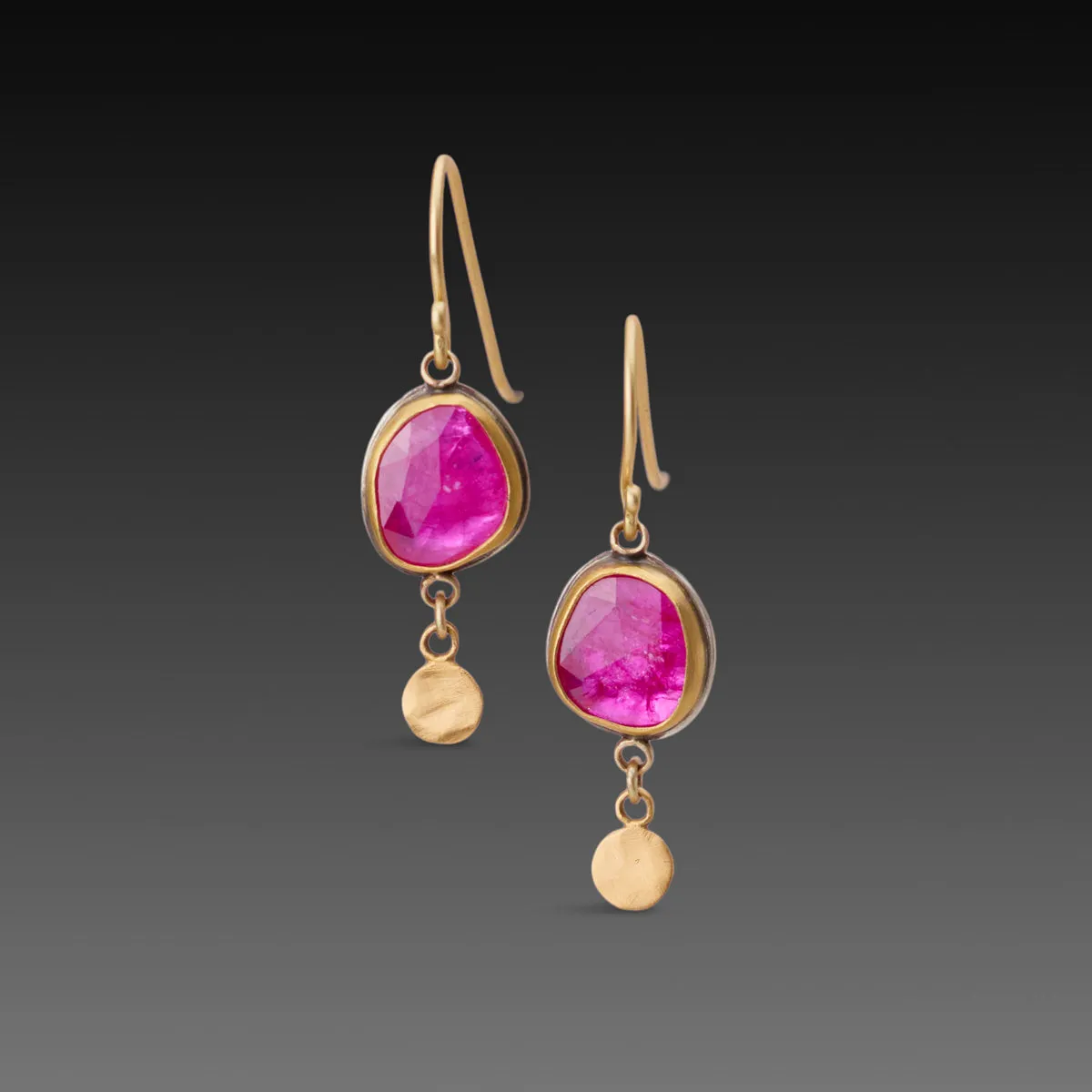 Ruby Drop Earrings,Jewelry Delicate & Elegant