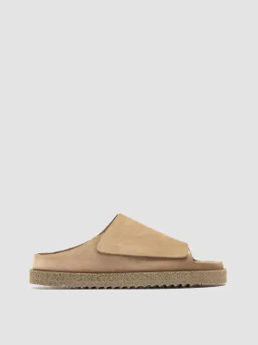SANDS 001 - Taupe Suede Mules,Men Sandals