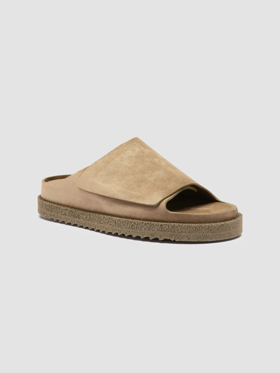 SANDS 001 - Taupe Suede Mules,Men Sandals