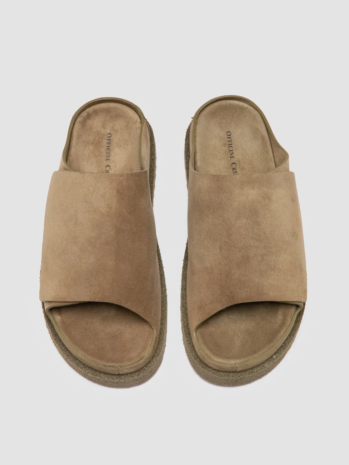 SANDS 001 - Taupe Suede Mules,Men Sandals