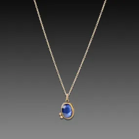 Sapphire Necklace with Diamonds,Jewelry Delicate & Elegant