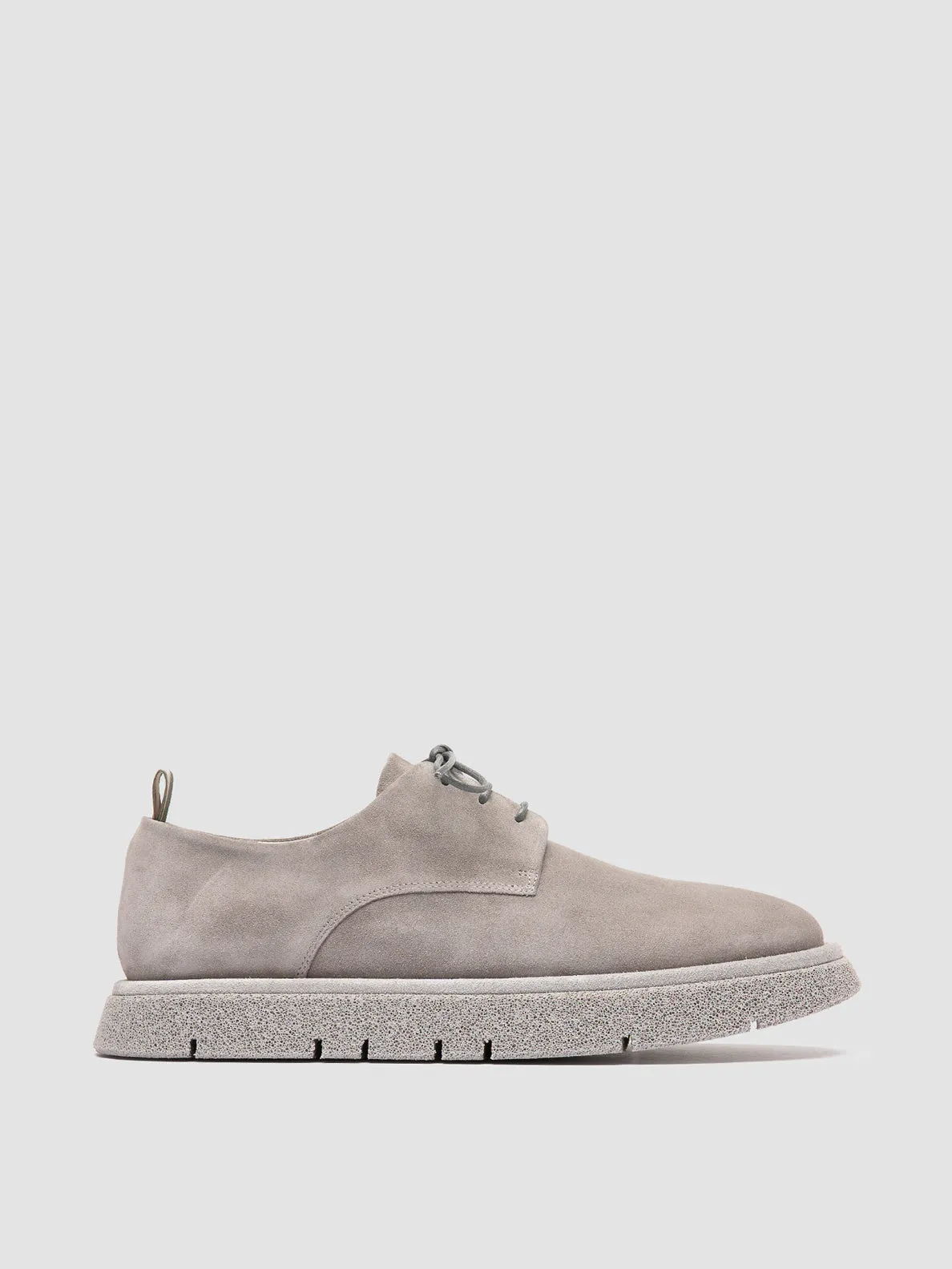 SATURNINE 001 - Grey Suede Derby Shoes,Men Derby Shoes