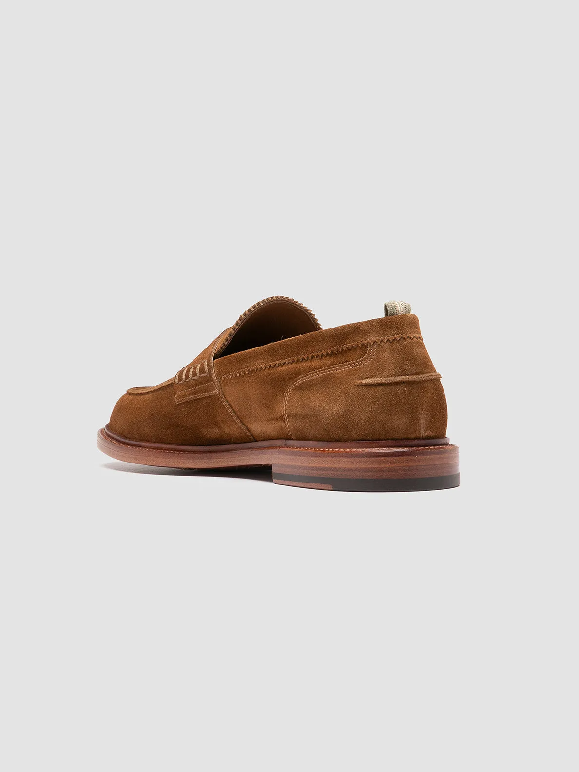 SAX 001 - Brown Suede Penny Loafers,Men