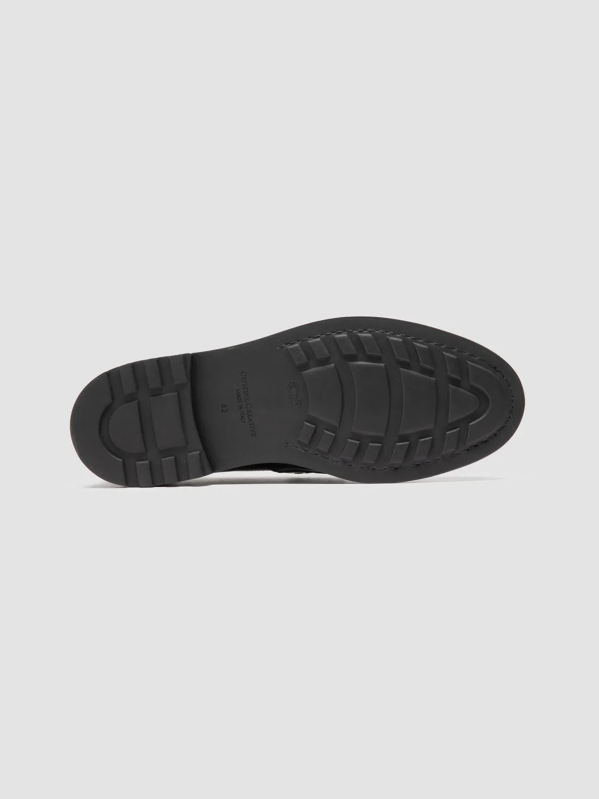 SAX FLEXI 001 - Black Leather Penny Loafers,Men