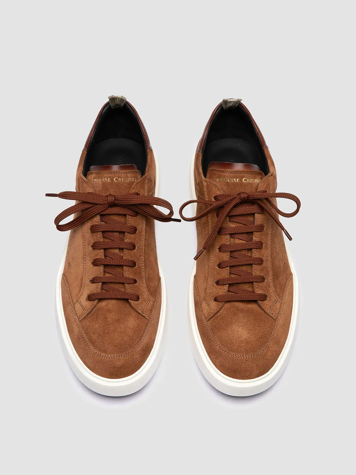 SEQUEL 002 - Brown Suede and Leather Sneakers,Men
