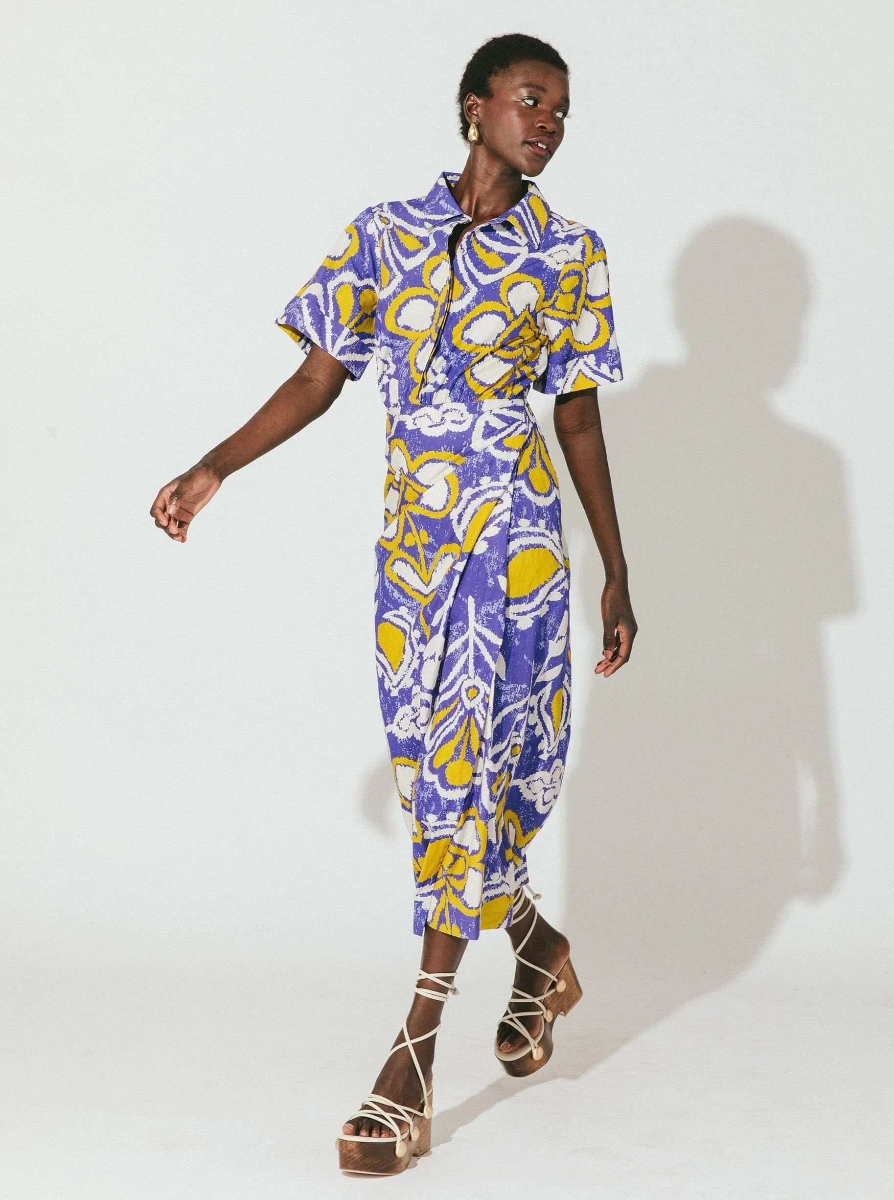 Shonda Midi Dress - Azores,Women Dresses