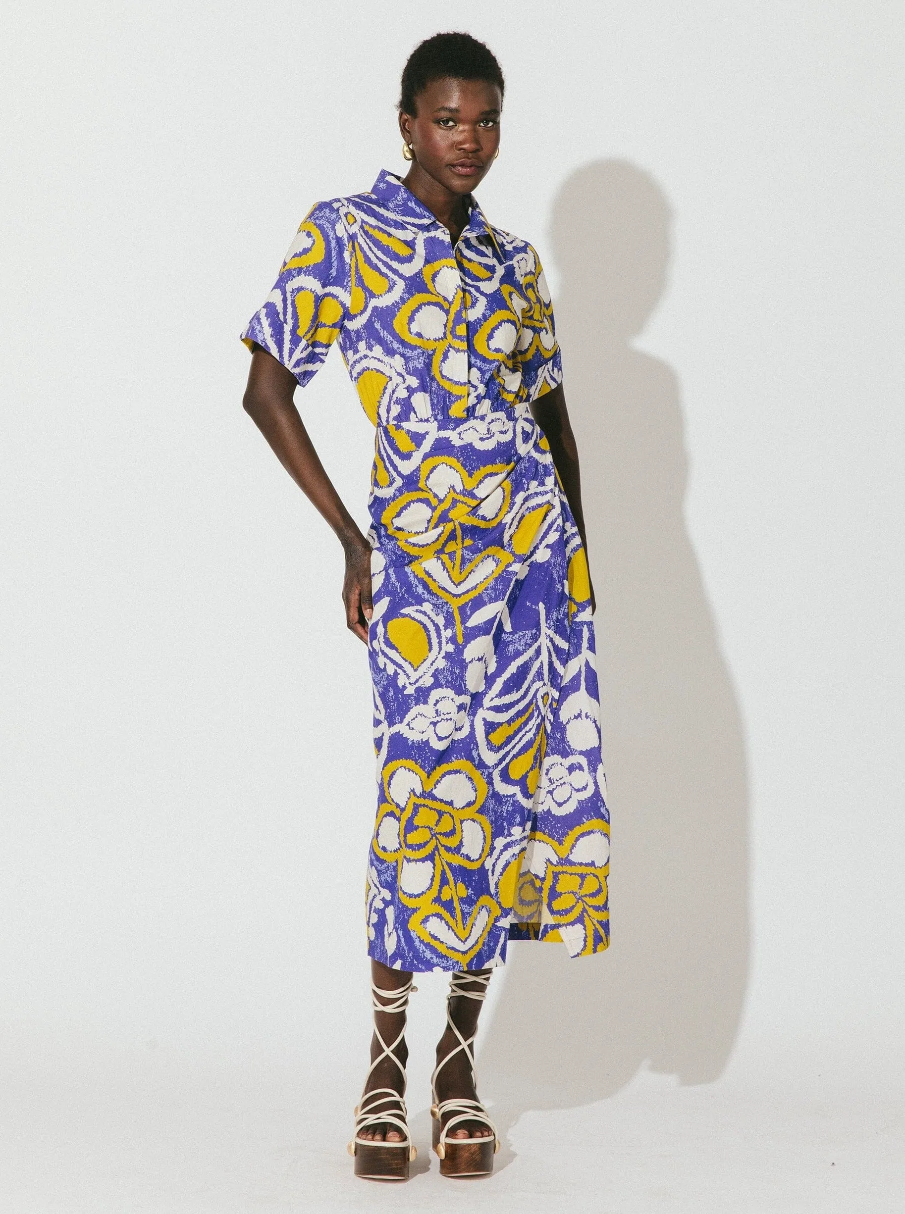 Shonda Midi Dress - Azores,Women Dresses