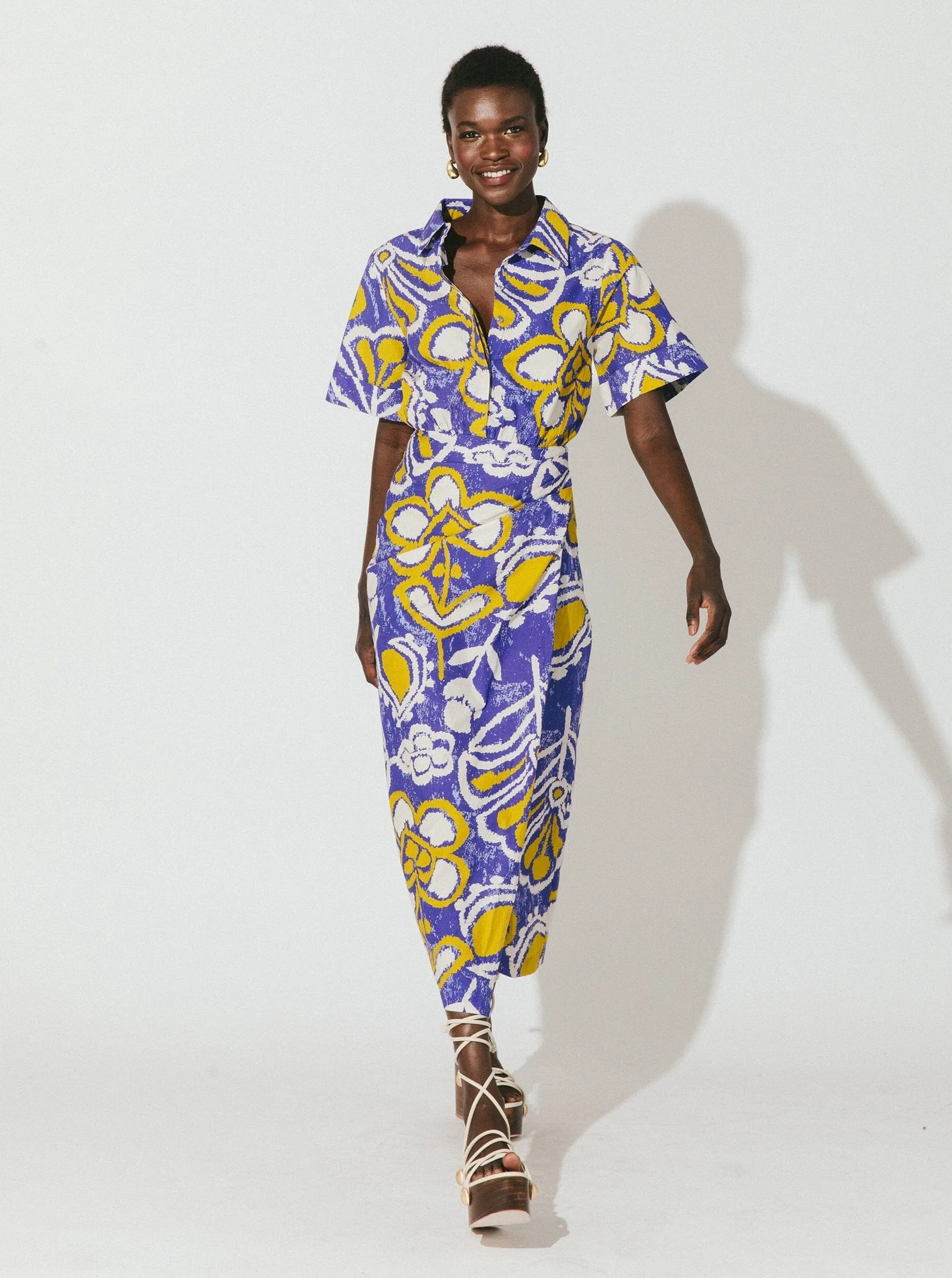 Shonda Midi Dress - Azores,Women Dresses