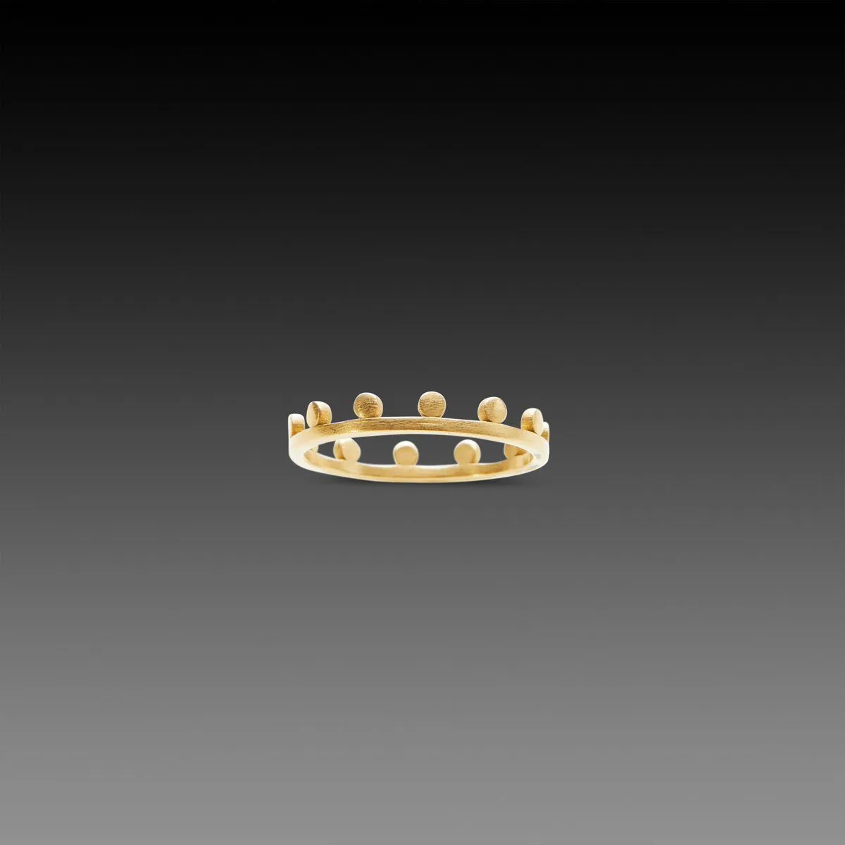 Side Dot Band,Men Rings