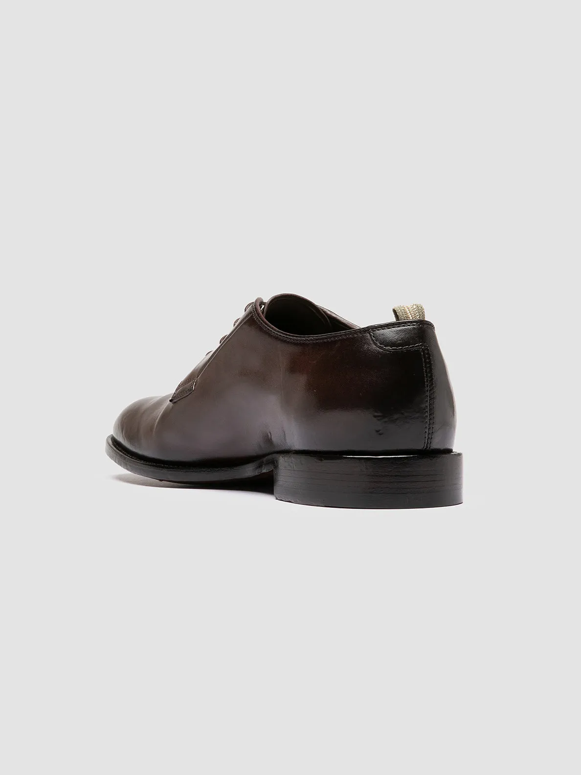SIGNATURE 001 - Brown Leather Derby Shoes,Men Derby Shoes