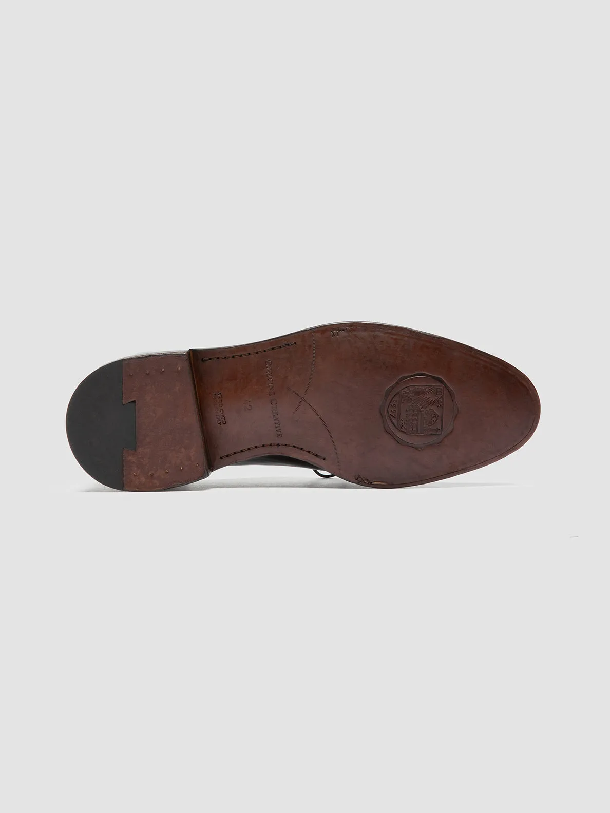 SIGNATURE 001 - Brown Leather Derby Shoes,Men Derby Shoes