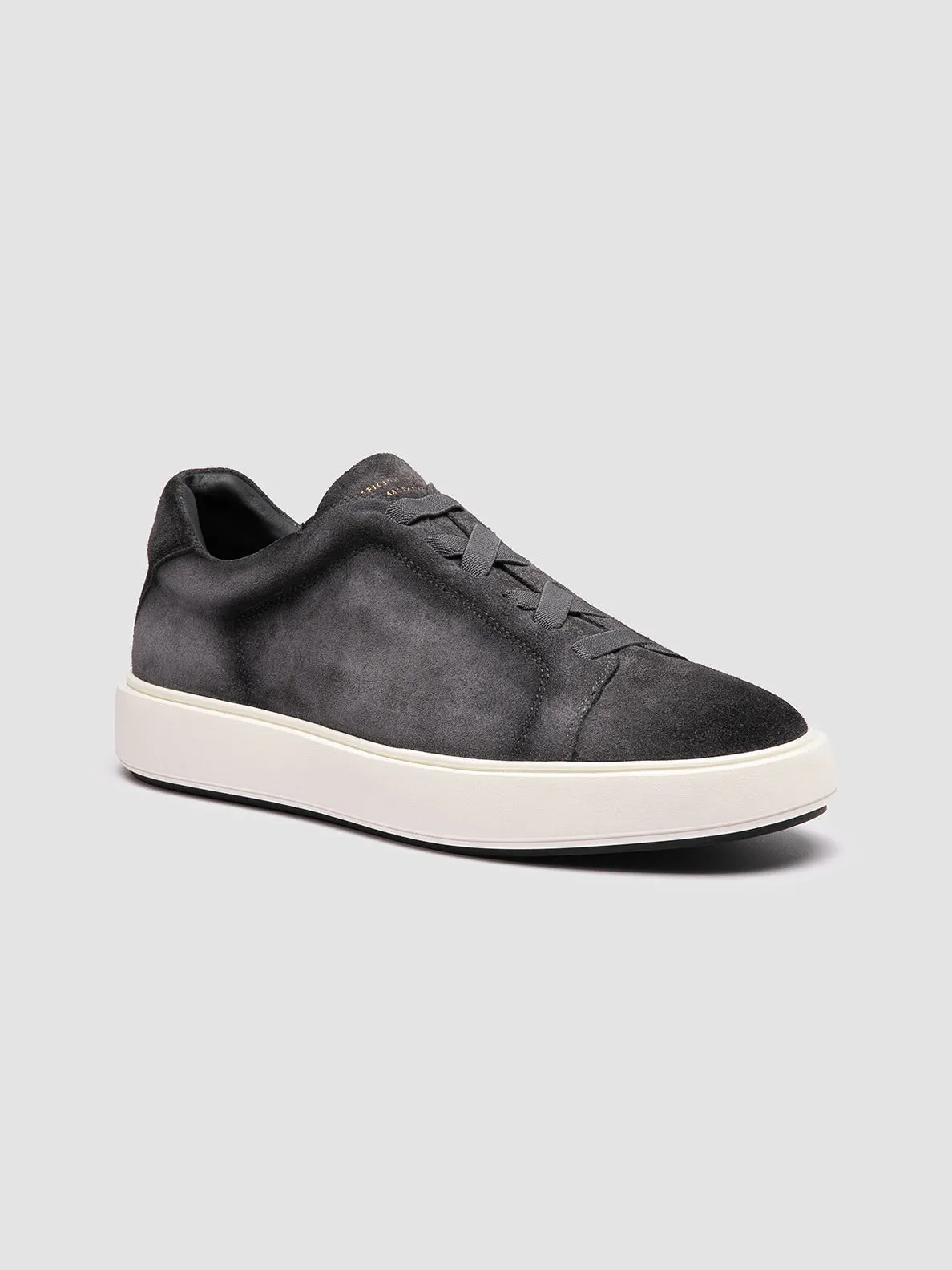 SLOUCH 001 - Blue Suede Sneakers,Men