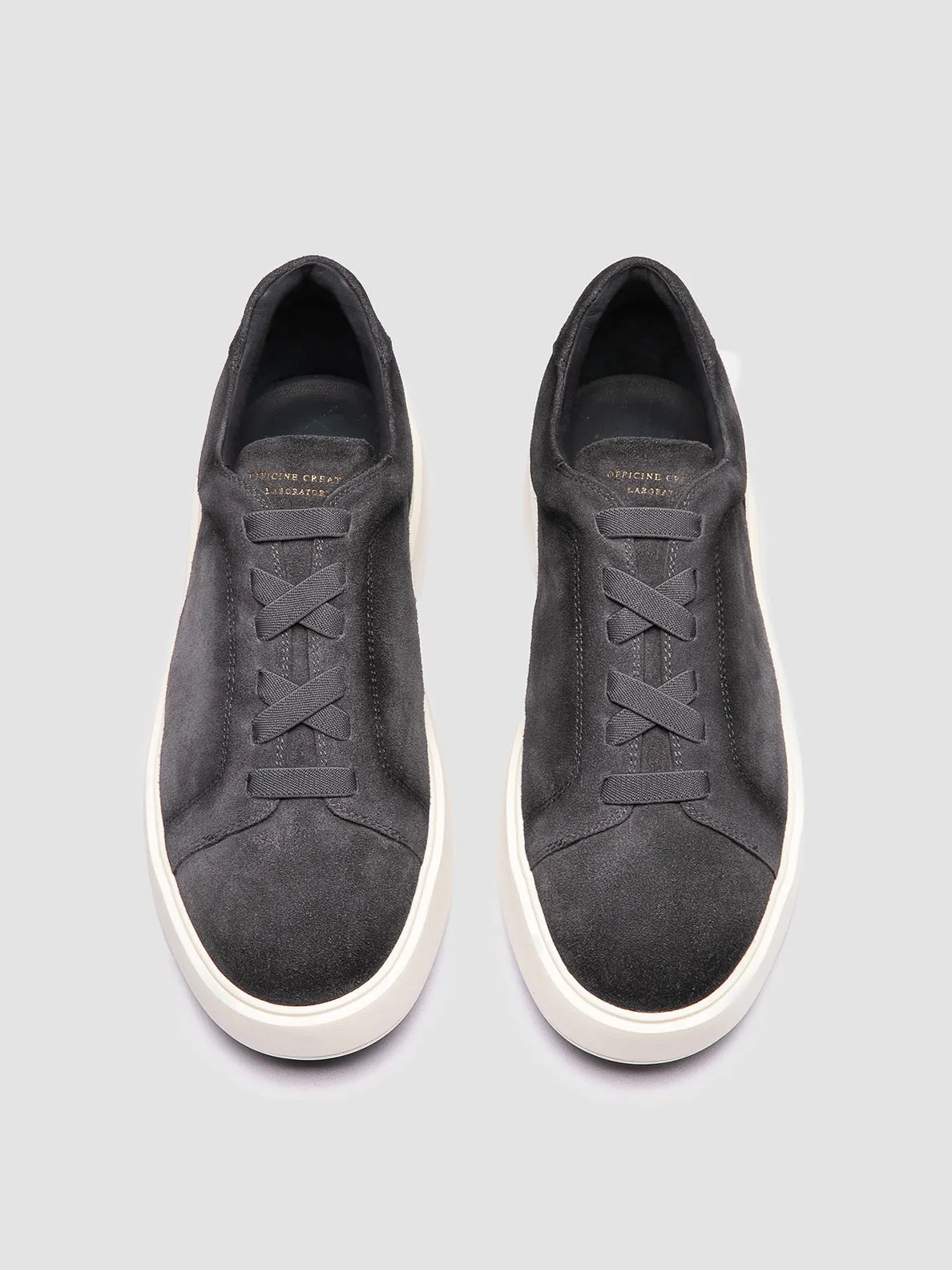 SLOUCH 001 - Blue Suede Sneakers,Men