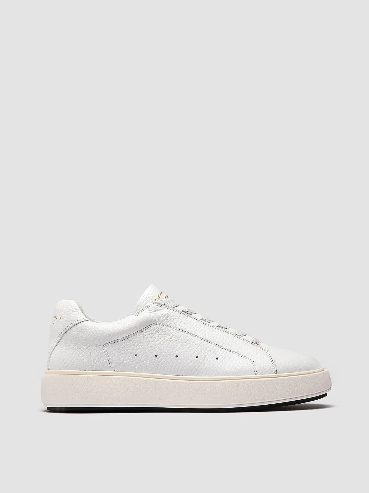 SLOUCH 101 - White Leather Sneakers,Women
