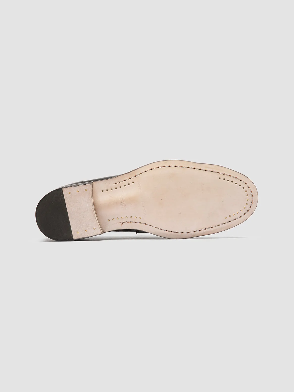 SOLITUDE 001 - Brown Leather Penny Loafers,Men