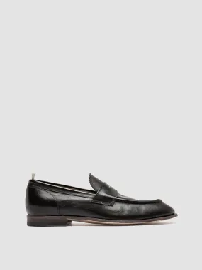 SOLITUDE 001 - Brown Leather Penny Loafers,Men