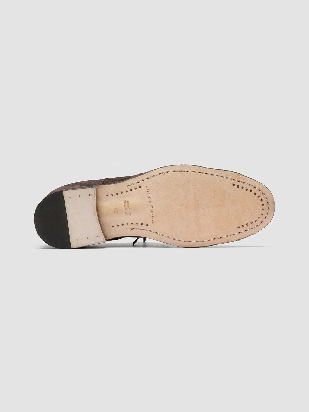 SOLITUDE 002 - Brown Suede Derby Shoes,Men Derby Shoes