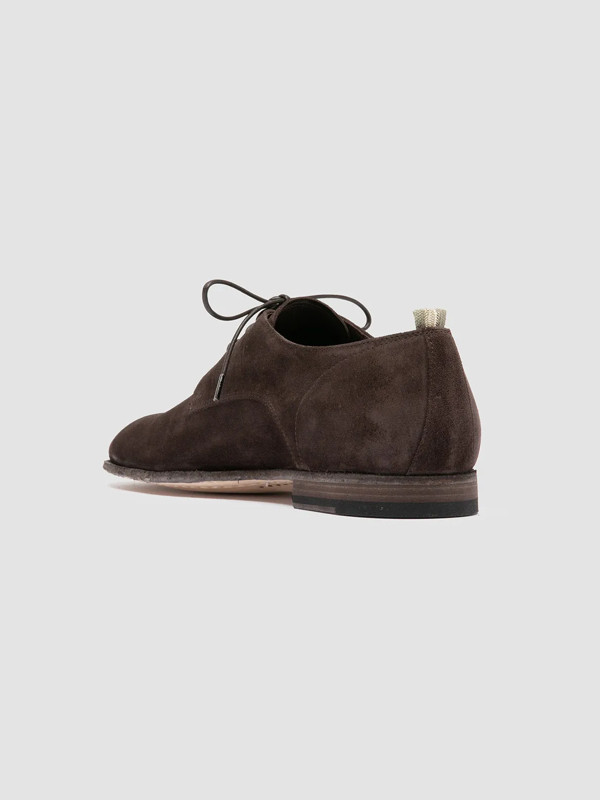 SOLITUDE 002 - Brown Suede Derby Shoes,Men Derby Shoes