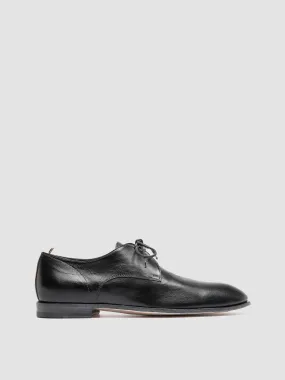 SOLITUDE 002 - Navy Leather Derby Shoes,Men Derby Shoes