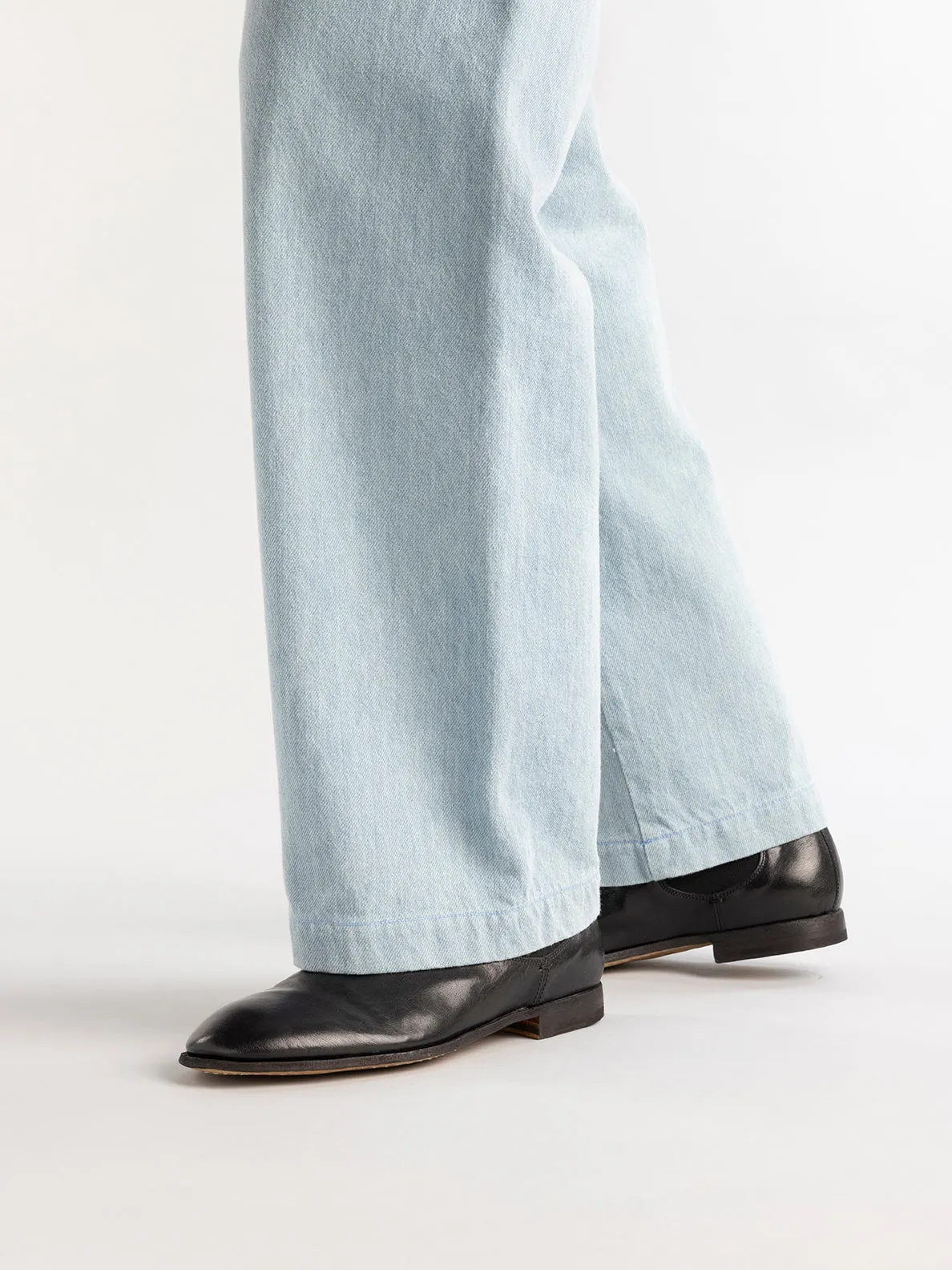 SOLITUDE 004 - Black Leather Chelsea Boots,Men Boots