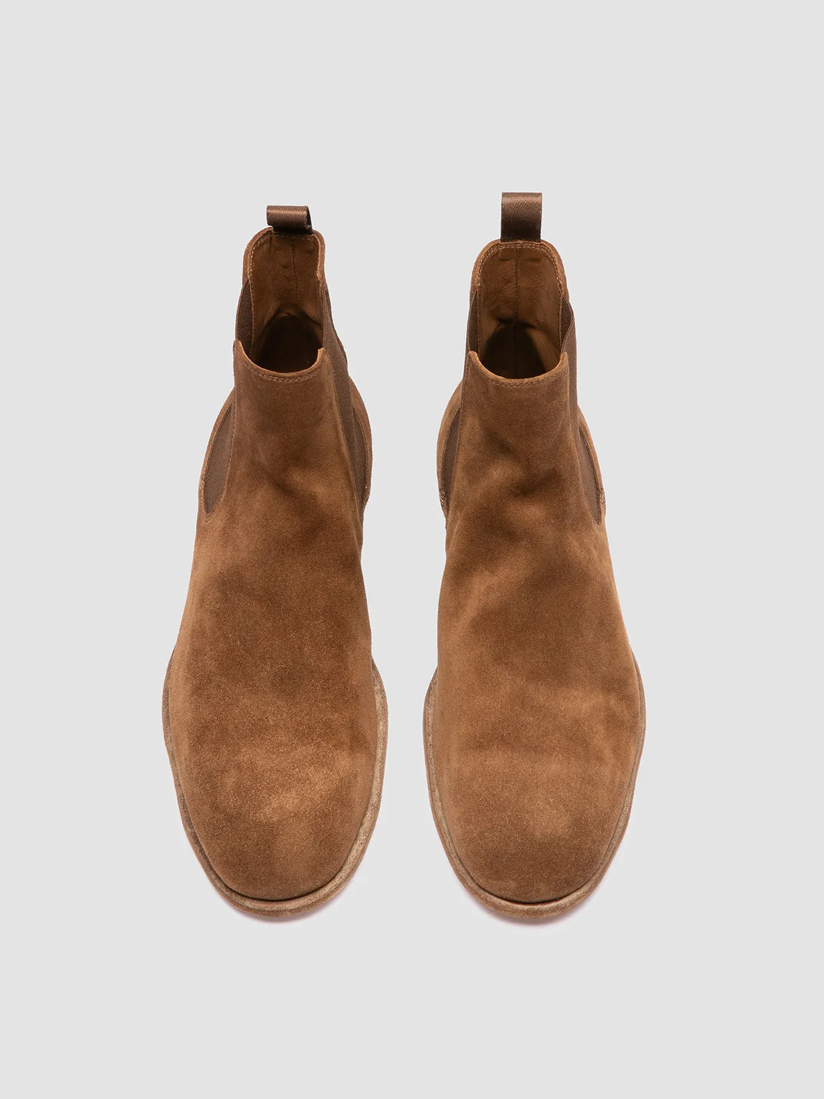 SOLITUDE 004 - Brown Suede Chelsea Boots,Men Boots