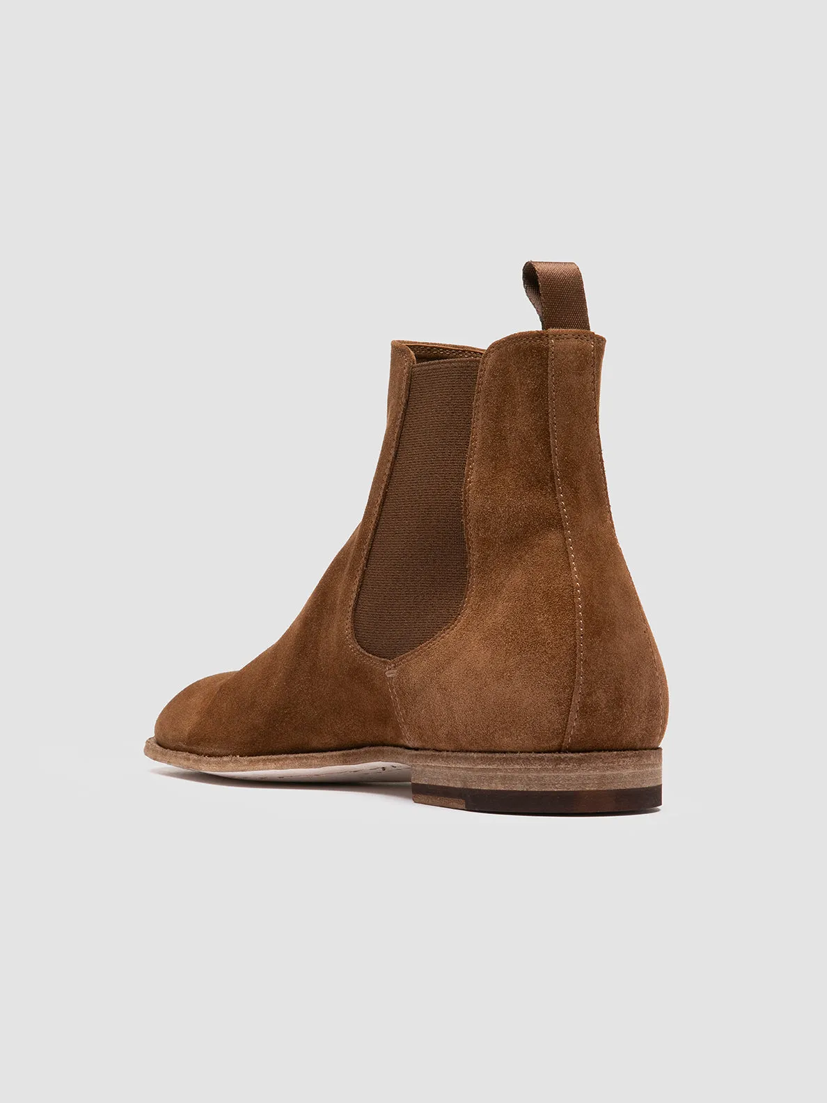 SOLITUDE 004 - Brown Suede Chelsea Boots,Men Boots