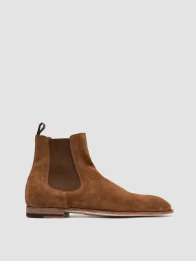 SOLITUDE 004 - Brown Suede Chelsea Boots,Men Boots