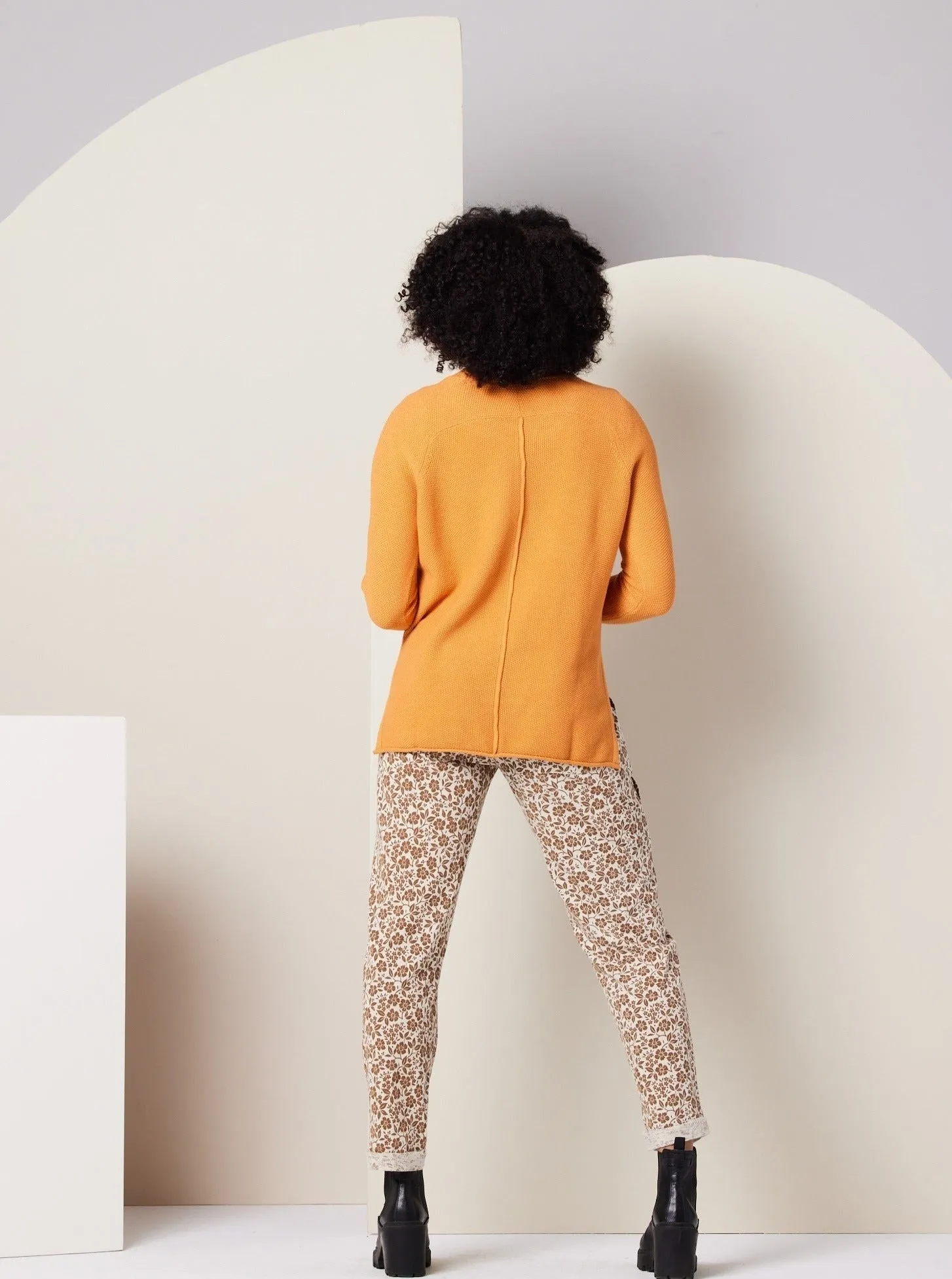 Solstice Sweater - Apricot,Women Sweaters