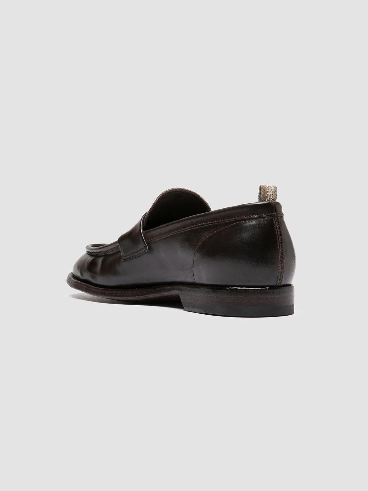 SOUND 001 - Brown Leather Penny Loafers,Men