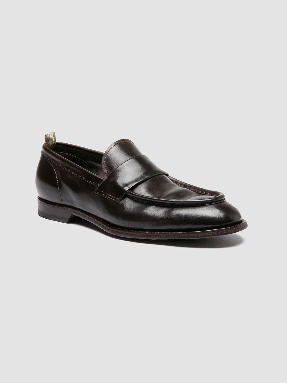SOUND 001 - Brown Leather Penny Loafers,Men