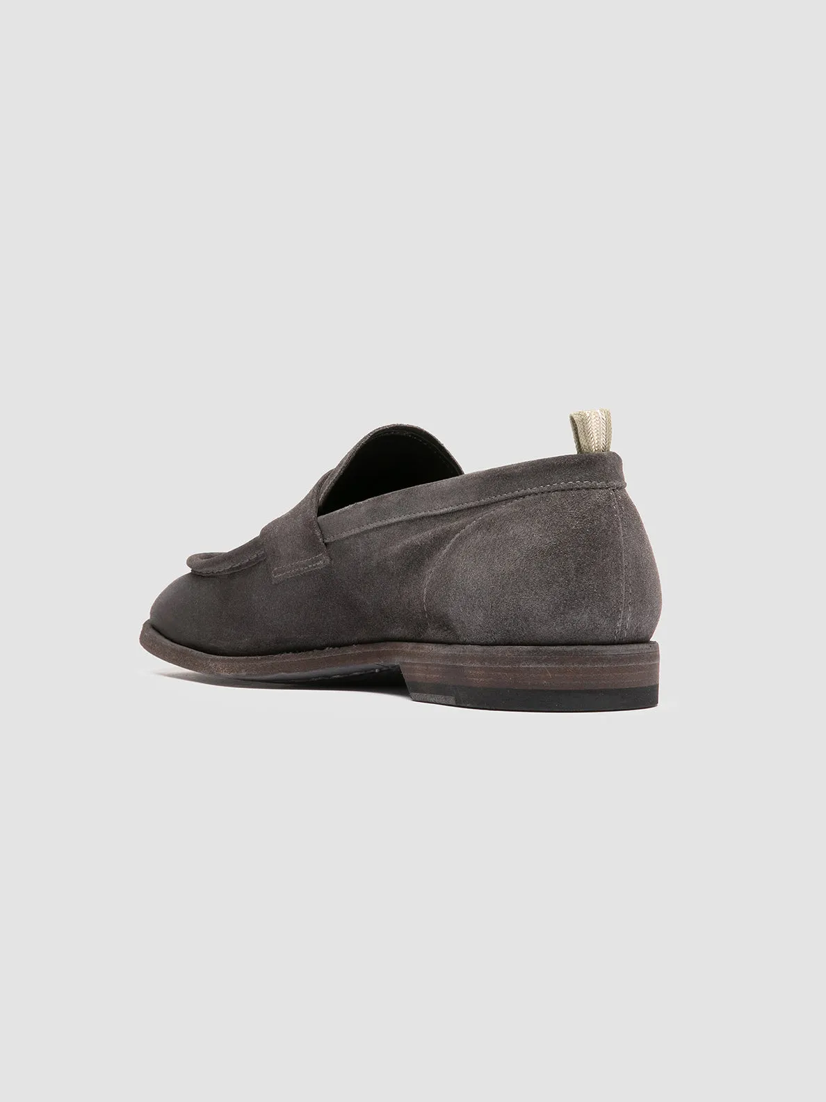 SOUND 001 - Grey Suede Penny Loafers,Men