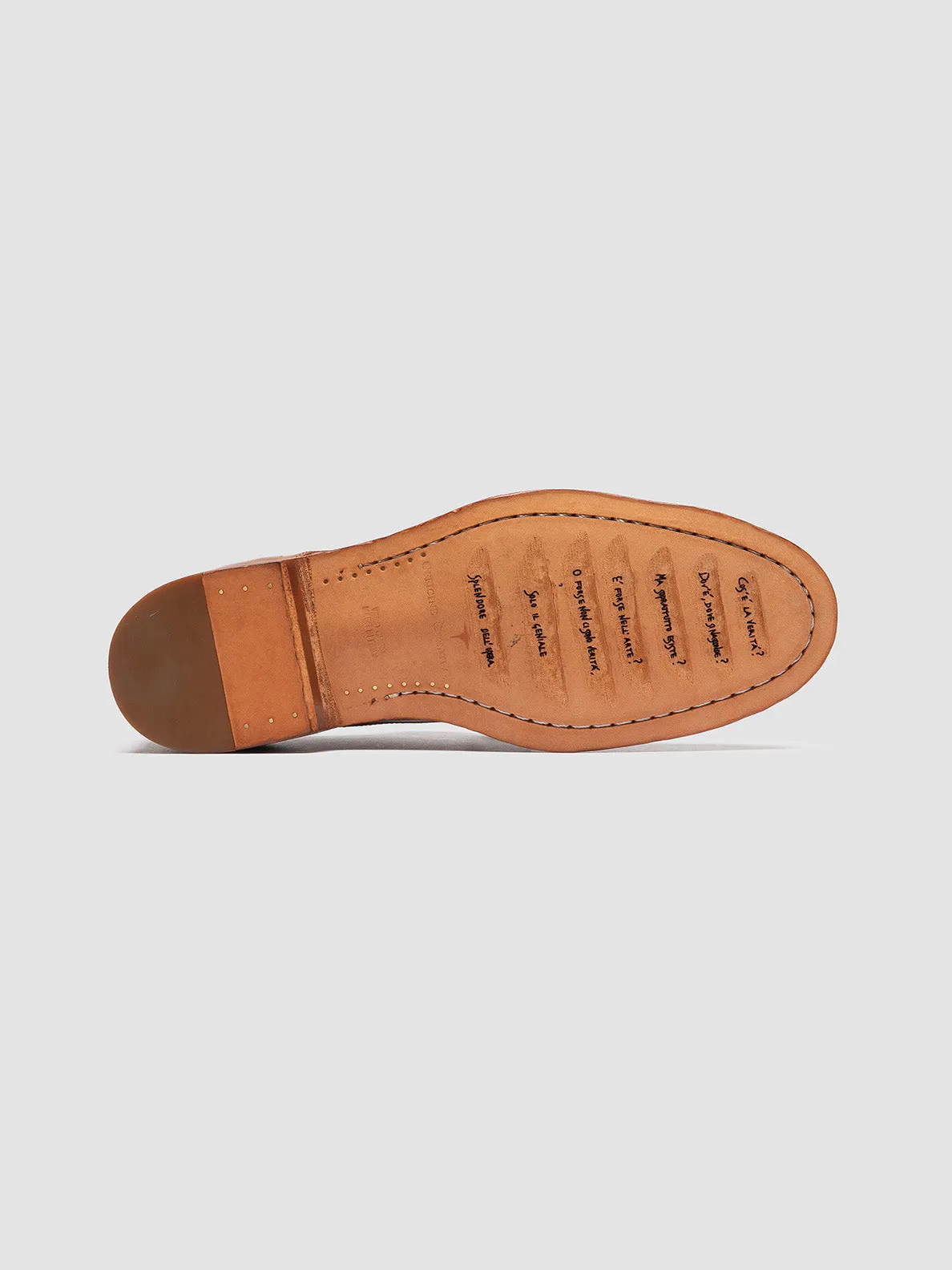 SOUND 002 - Brown Leather Derby Shoes,Men Derby Shoes