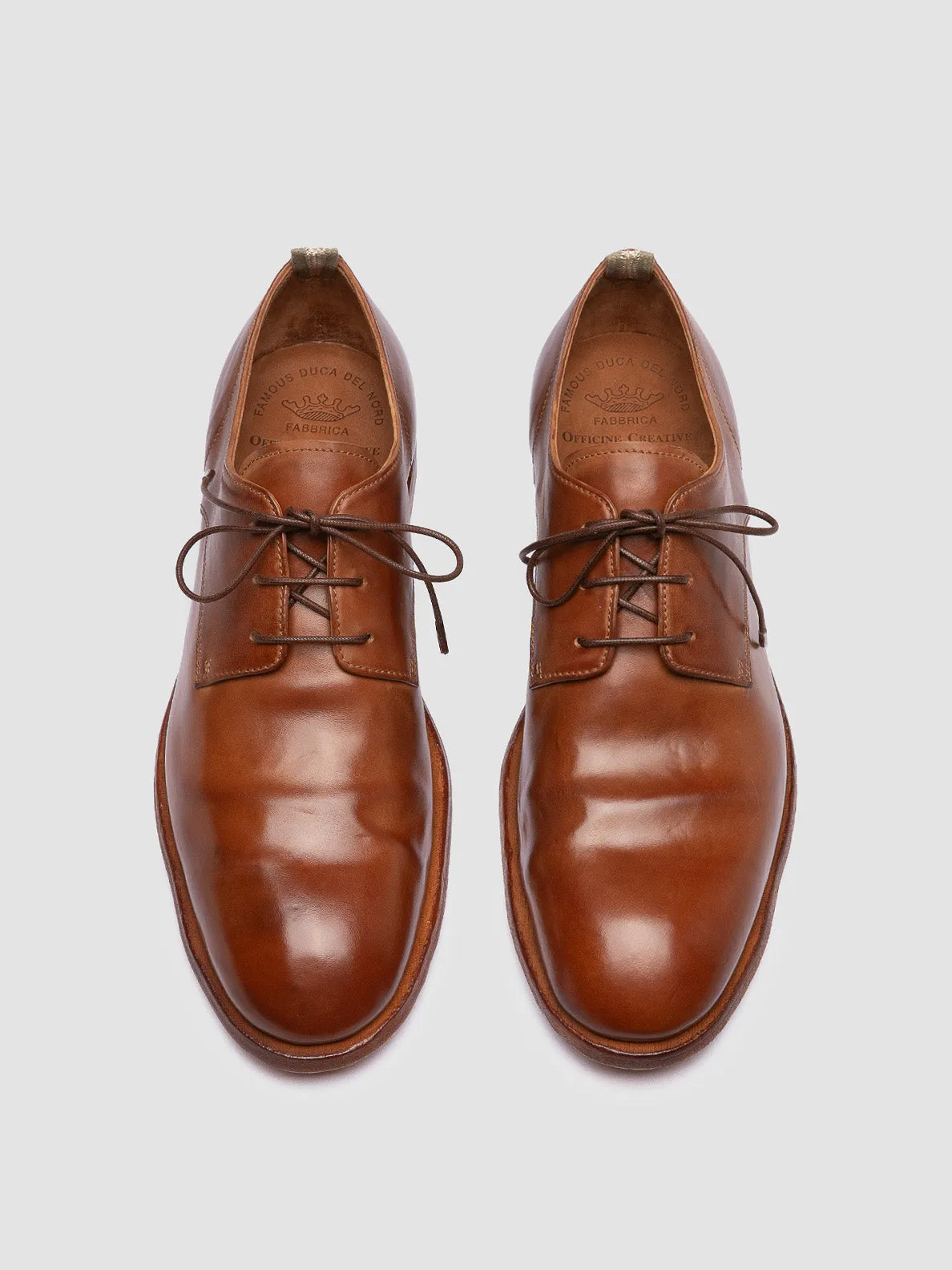 SOUND 002 - Brown Leather Derby Shoes,Men Derby Shoes