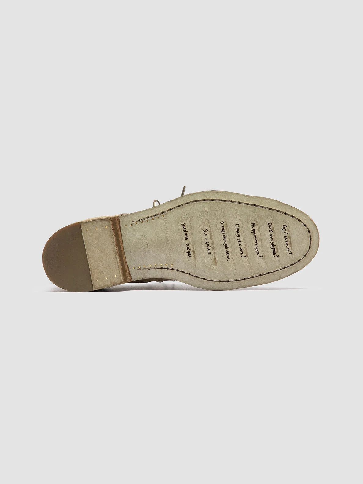 SOUND 002 - Taupe Suede Derby Shoes,Men Derby Shoes