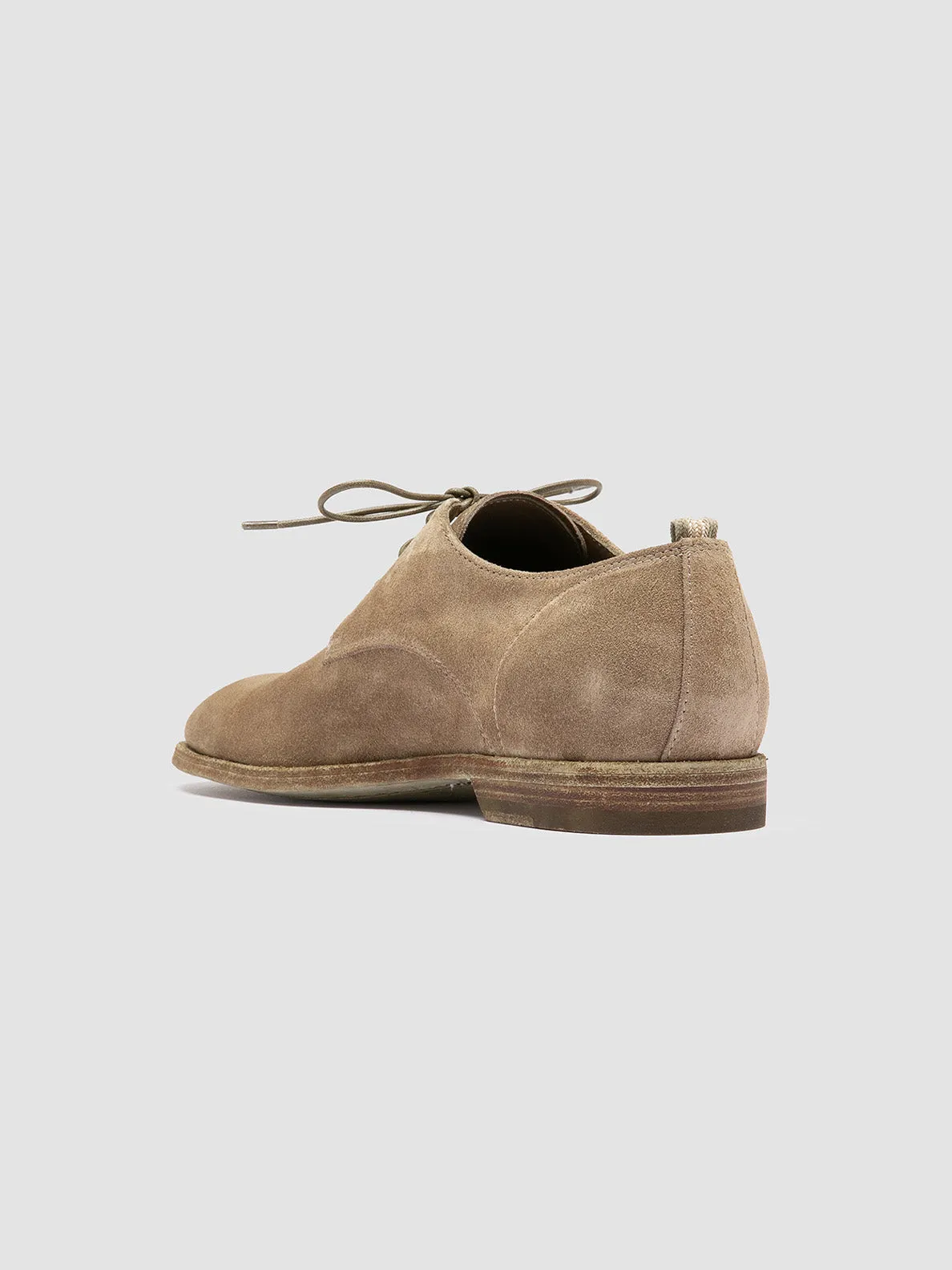 SOUND 002 - Taupe Suede Derby Shoes,Men Derby Shoes