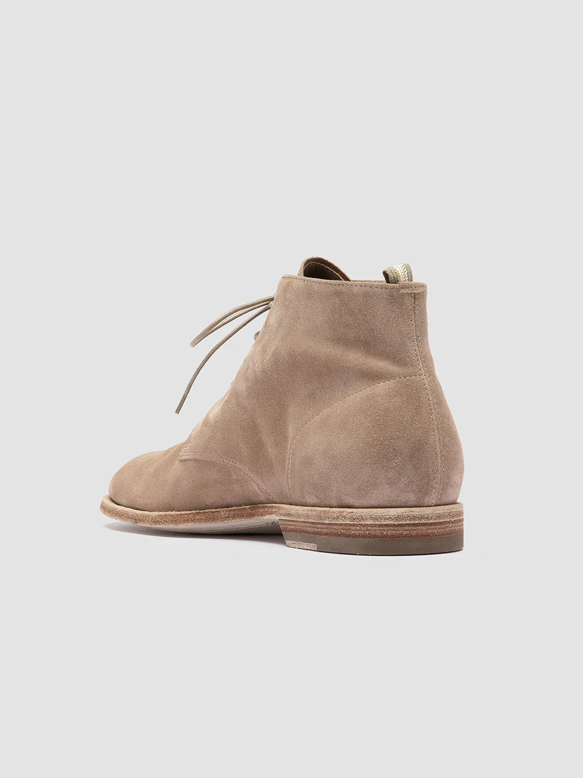 SOUND 003 - Beige Suede Lace-up Boots,Men Boots