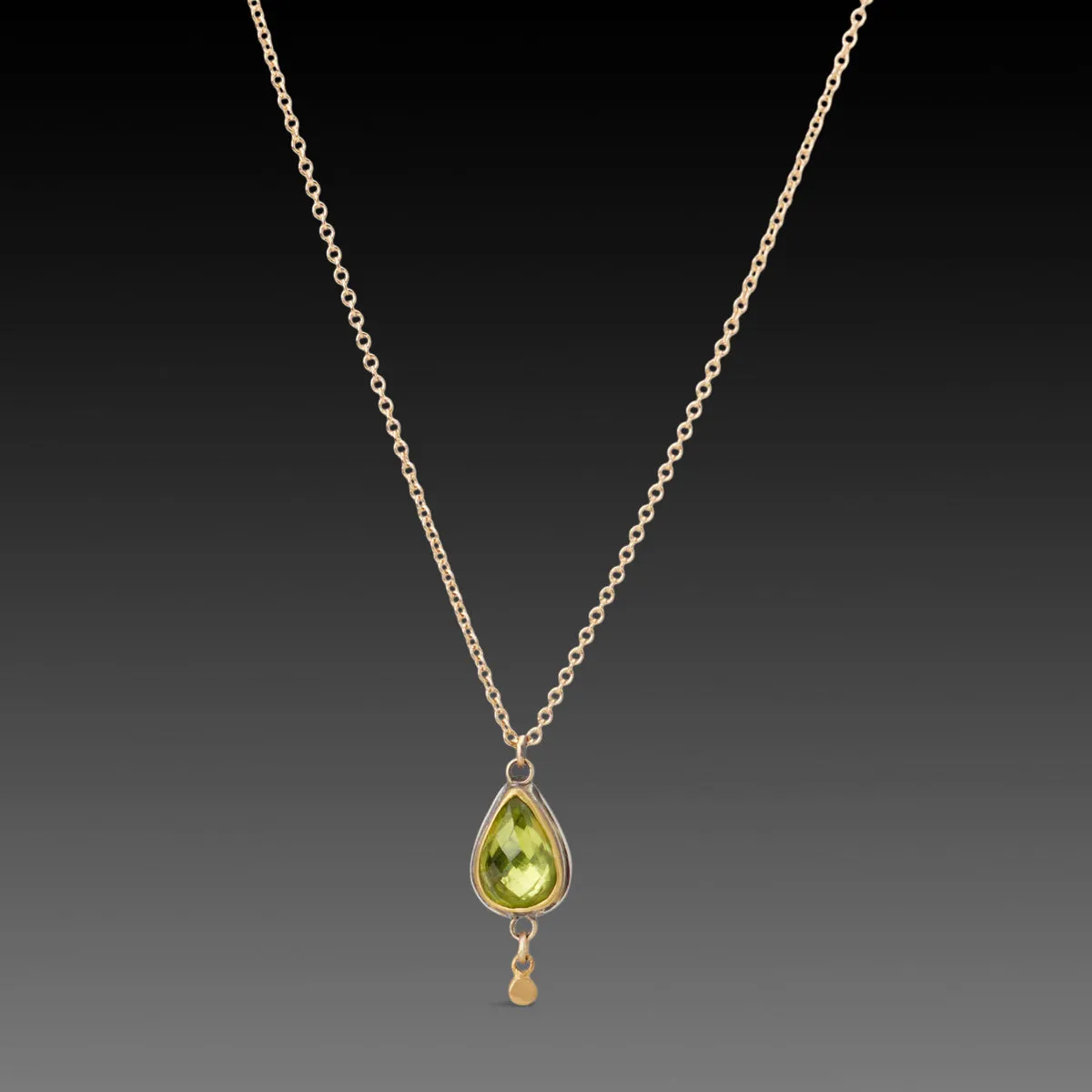 Sparkly Peridot Necklace,Jewelry Delicate & Elegant
