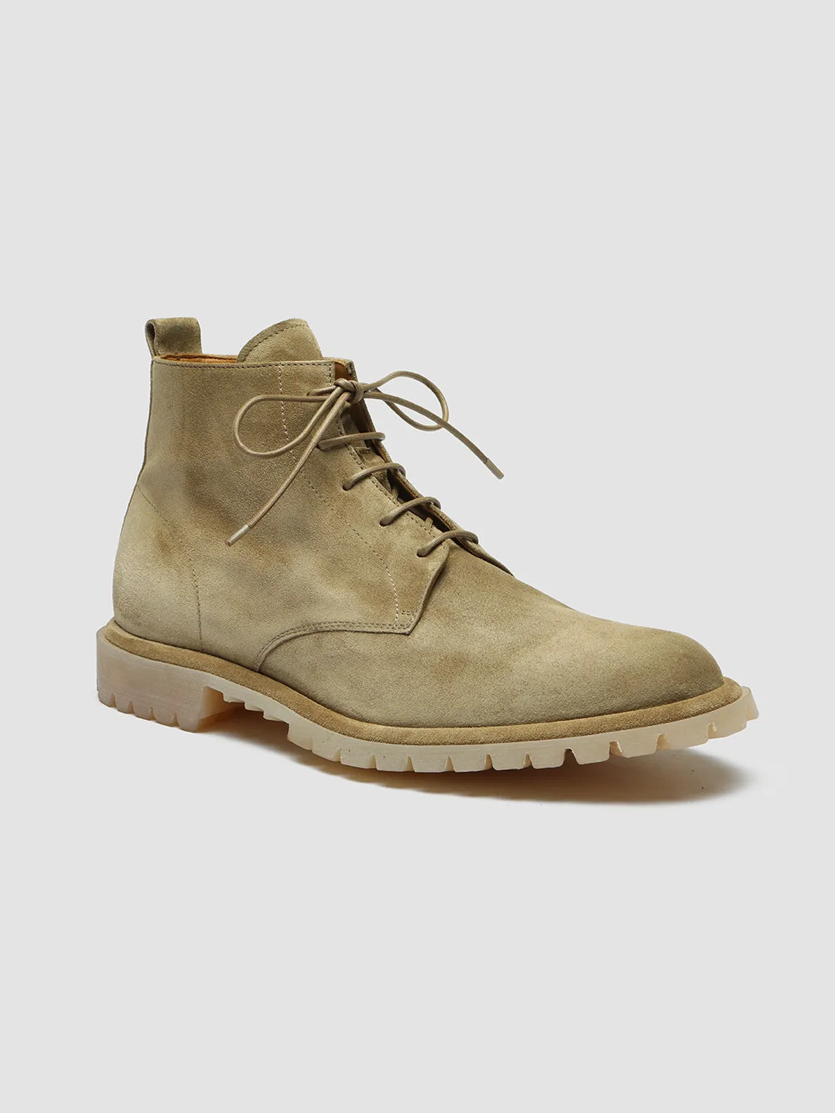 SPECTACULAR 002 - Brown Suede Lace-Up Boots,Men Boots