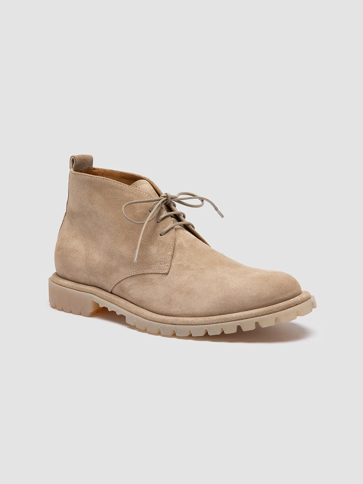 SPECTACULAR 013 - Beige Suede Chukka Boots,Men Boots