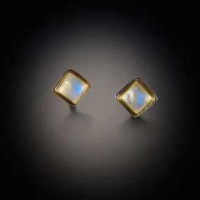 Square Moonstone Earrings,Jewelry Delicate & Elegant