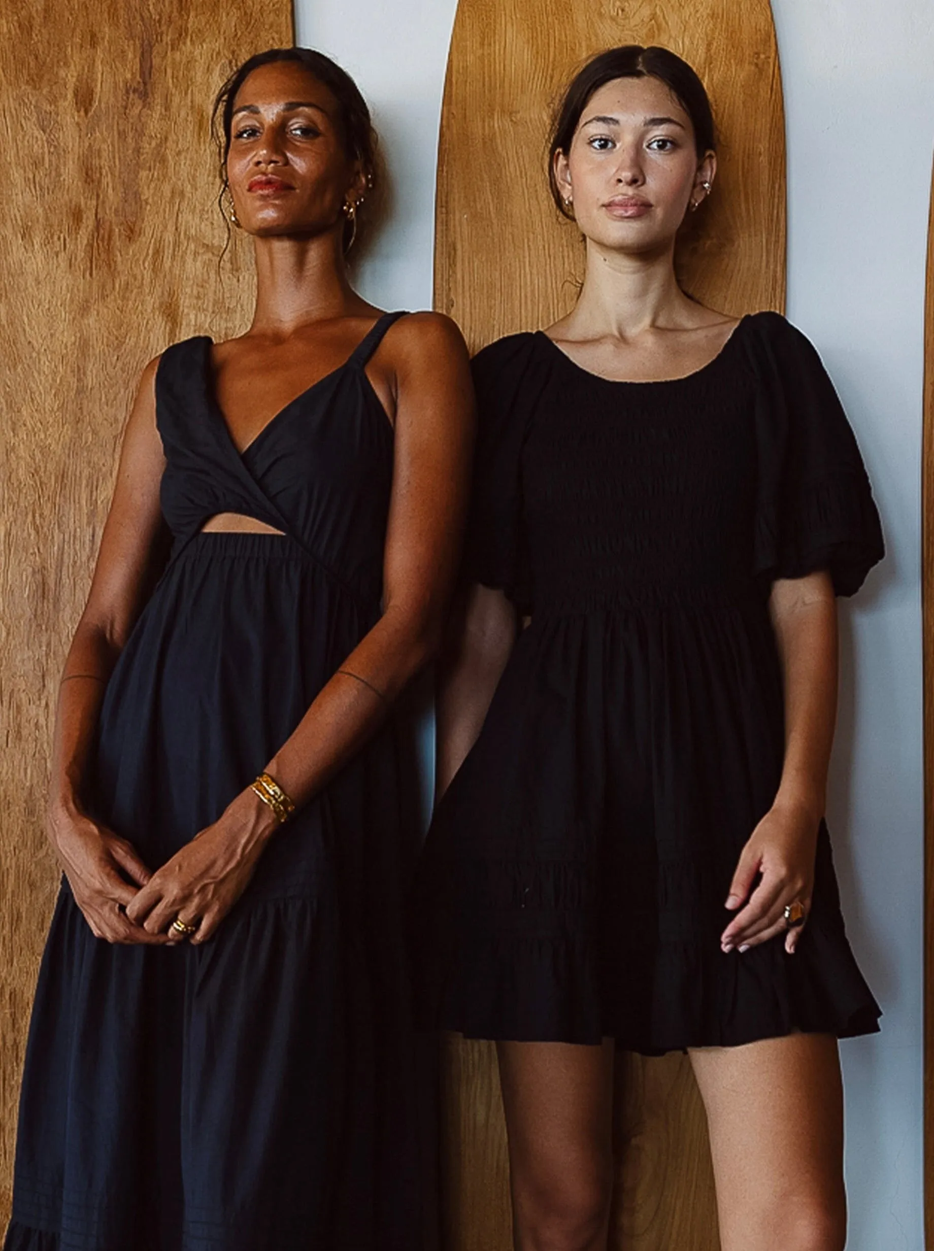 Stasia Mini Dress - Black,Women Dresses