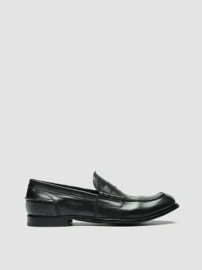 STEREO 008 - Black Leather Derby Shoes,Men