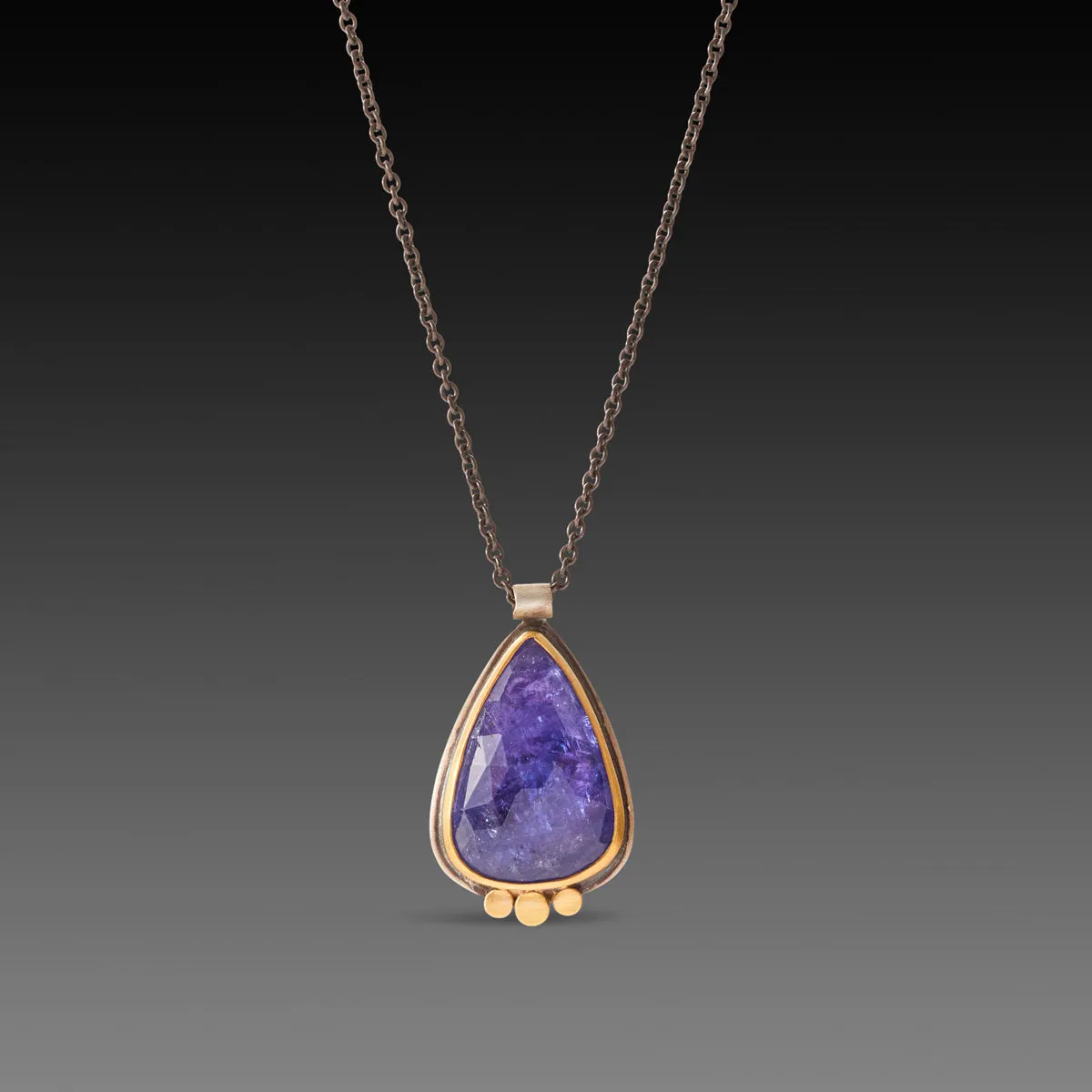 Tanzanite Teardrop Necklace,Jewelry Delicate & Elegant